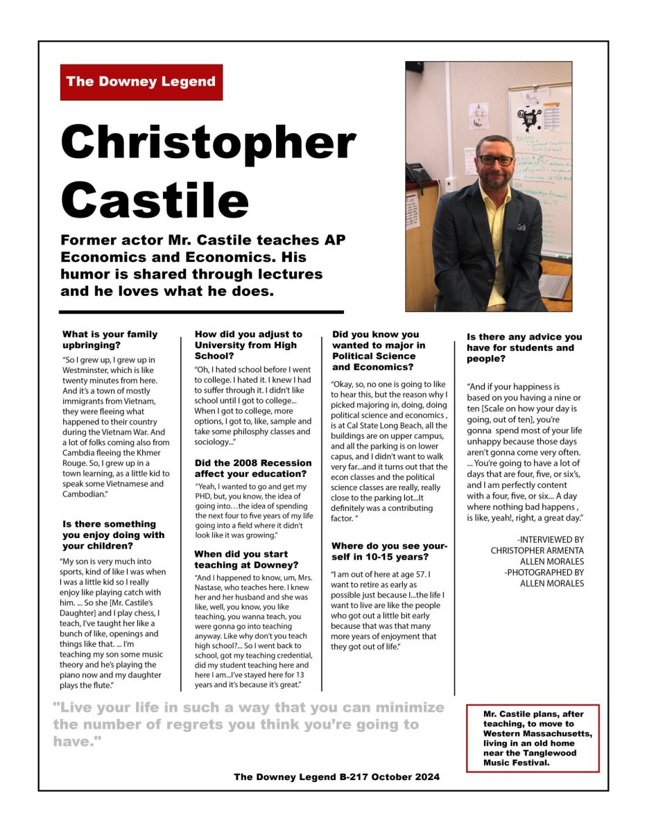 Teacher Spotlight: Mr. Castile