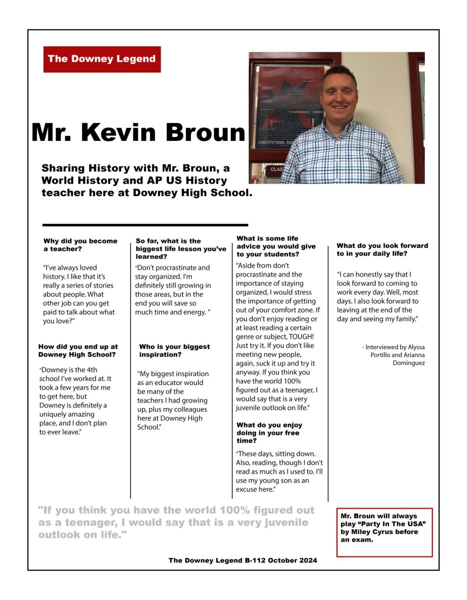 Teacher Spotlight: Mr. Broun