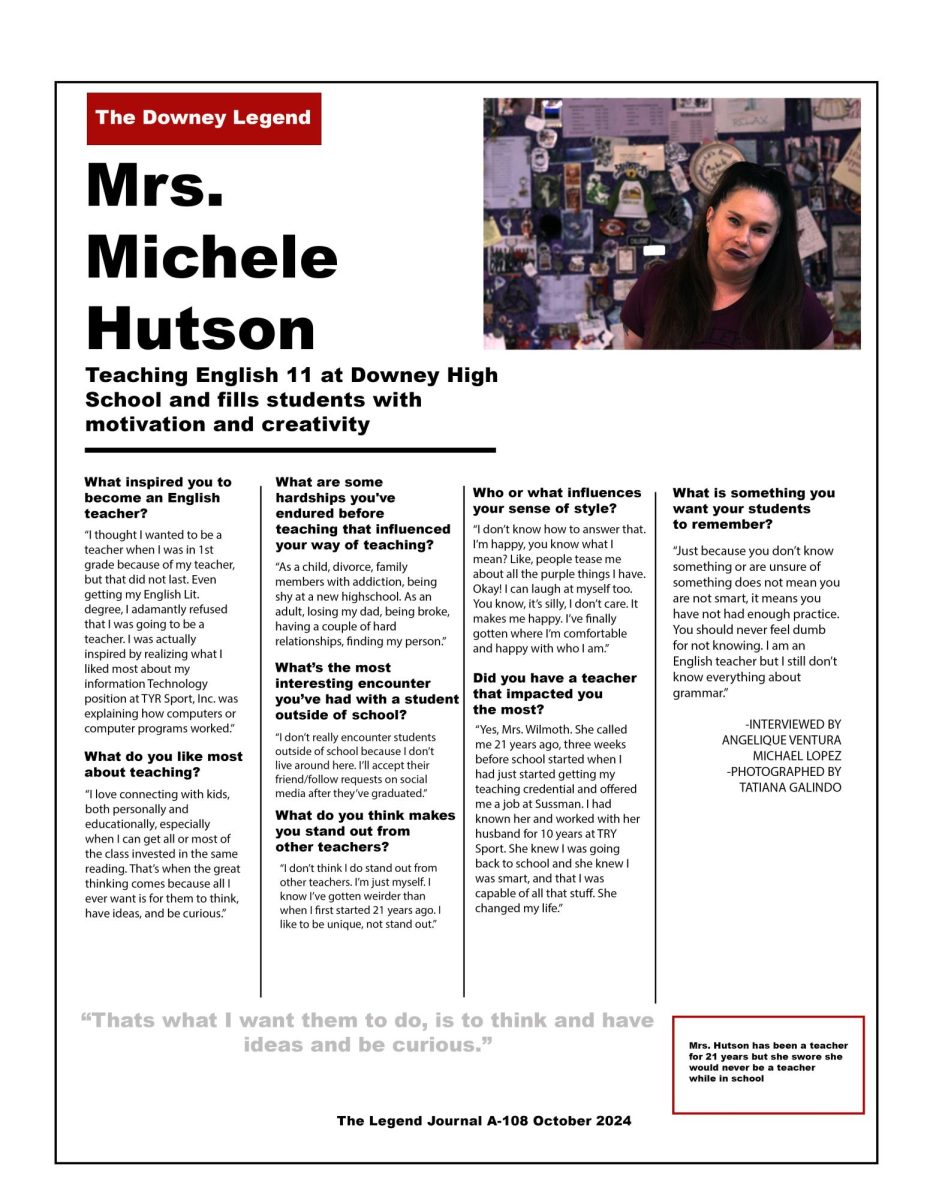 Teacher Spotlight: Mrs. Hutson