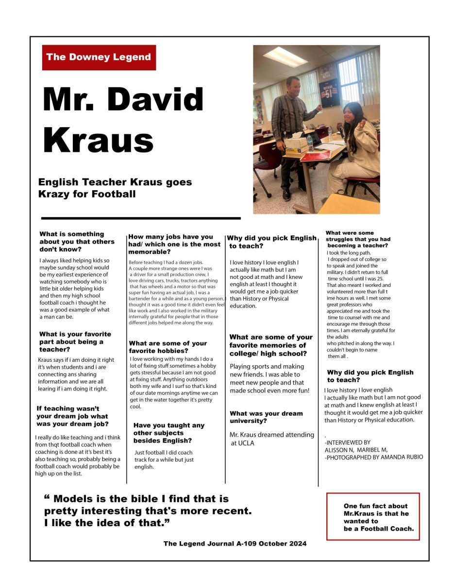 Teacher Spotlight: Mr. Kraus